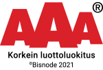 AAA - Korkein luottoluokitus - Effortia Oy